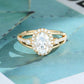 Oval Cut Lab-Grown Diamond Halo Ring