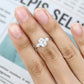 S925 Oval Cut Lab Grown Diamond Ring