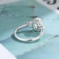 S925 Oval Cut Lab Grown Diamond Ring