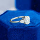 S925 Oval Cut Lab Grown Diamond Ring