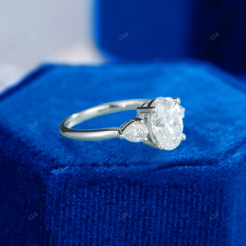S925 Oval Cut Lab Grown Diamond Ring