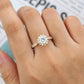 S925 Silver Lab Diamond Flower Ring