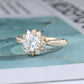 S925 Silver Lab Diamond Flower Ring