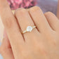 Round Cut Lab-Grown Diamond Pavé Ring