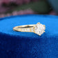 Round Cut Lab-Grown Diamond Pavé Ring