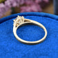 Round Cut Lab-Grown Diamond Pavé Ring