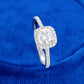 Cushion Halo Lab Grown Diamond Ring