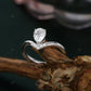 S925 Pear Lab Grown Diamond V-Band