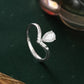 S925 Pear Lab Grown Diamond V-Band