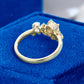 Mixed-Cut S925 Lab Grown Diamond Ring