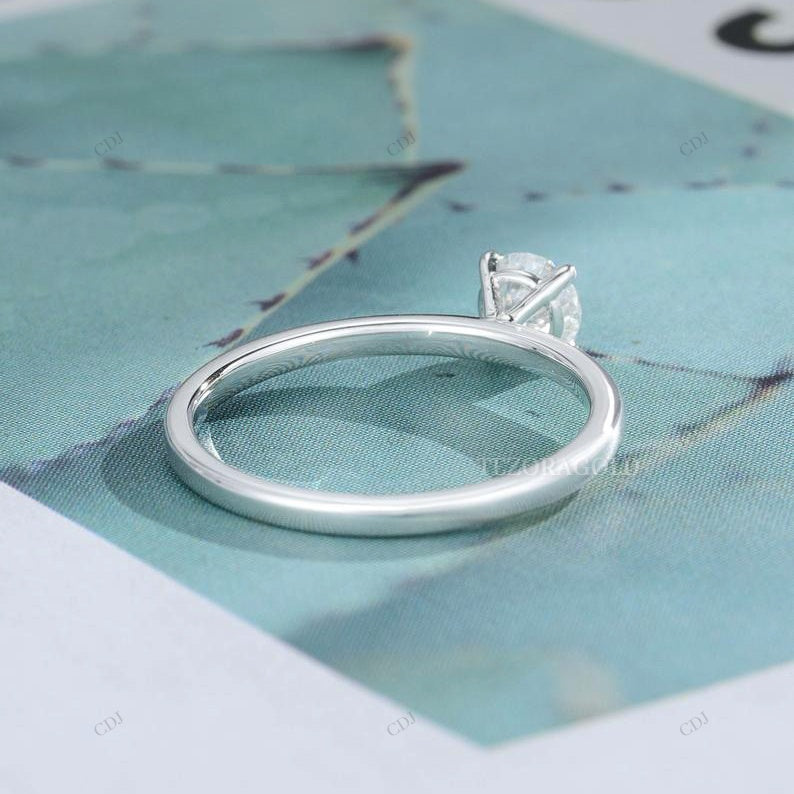 Round Cut Lab Grown Diamond Ring