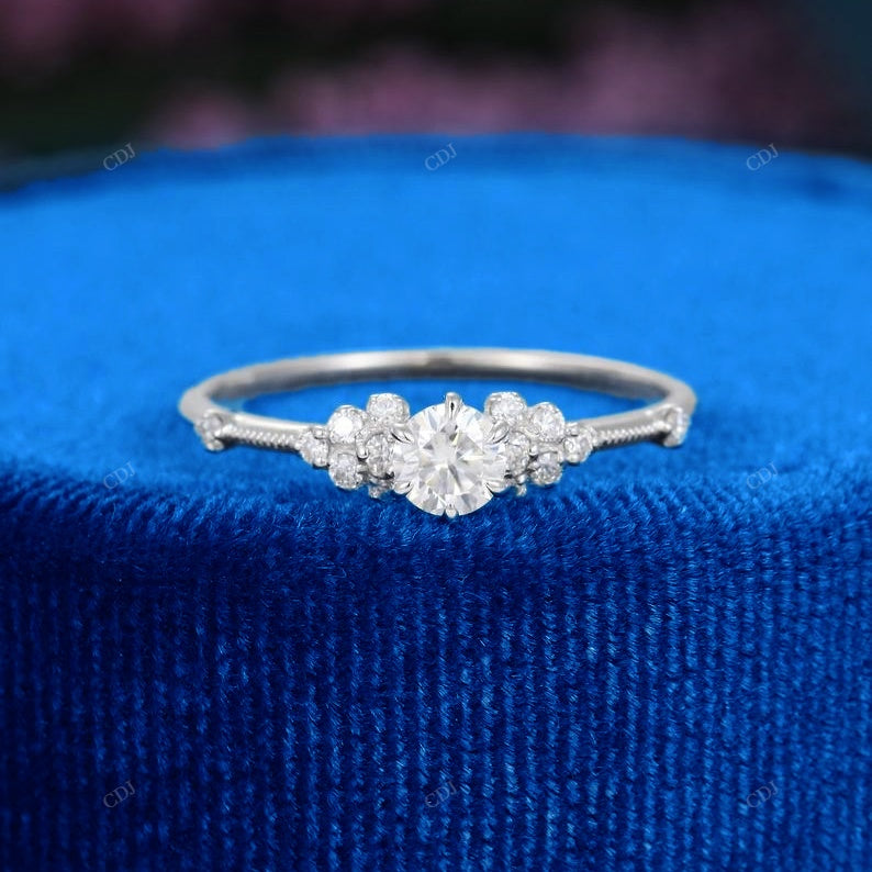Round Cut Diamond Multi-Stone Ring
