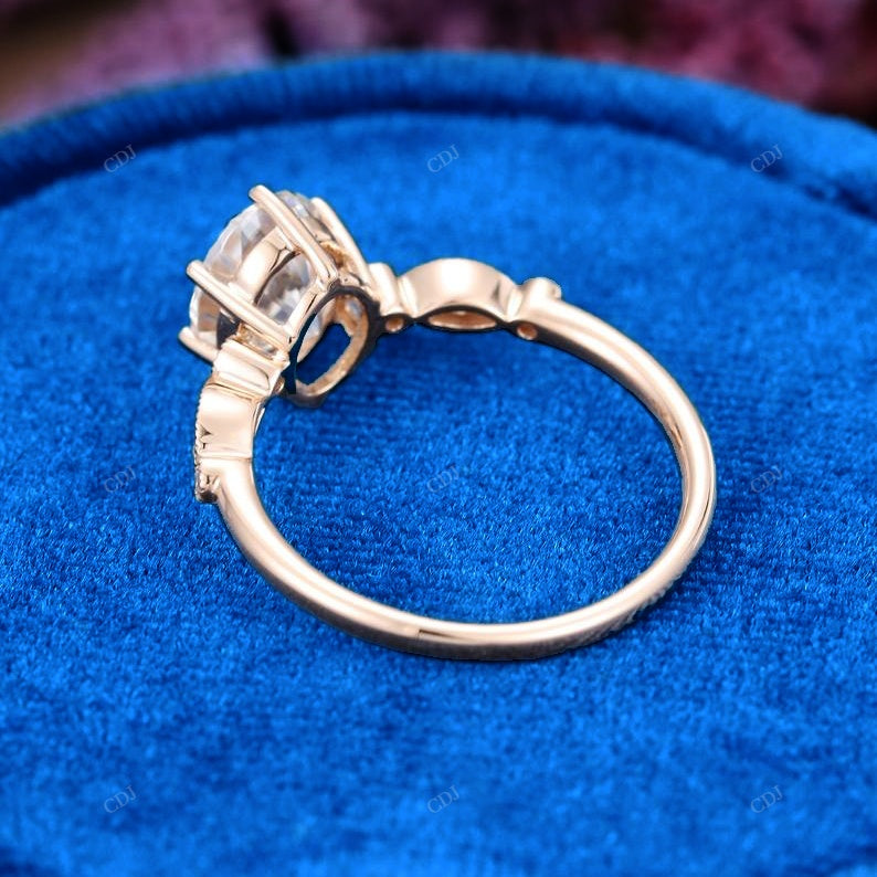 S925 Lab-Grown Diamond Oval Ring