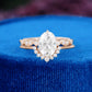 S925 Lab-Grown Diamond Oval Ring