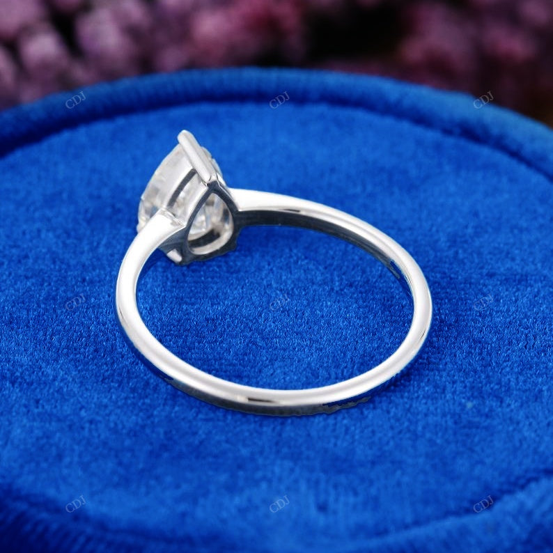 S925 Pear Lab Grown Diamond Ring