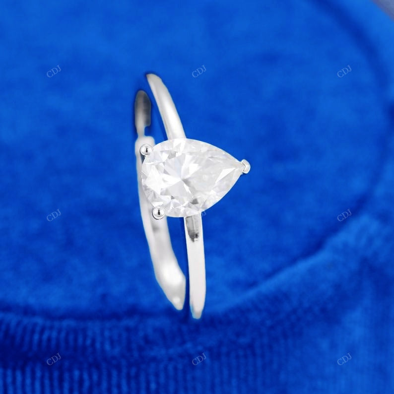 S925 Pear Lab Grown Diamond Ring