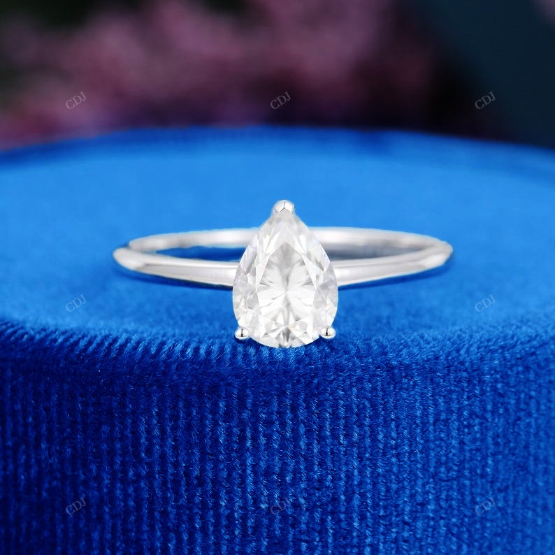 S925 Pear Lab Grown Diamond Ring