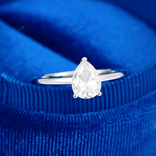 S925 Pear Lab Grown Diamond Ring