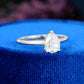 S925 Pear Lab Grown Diamond Ring