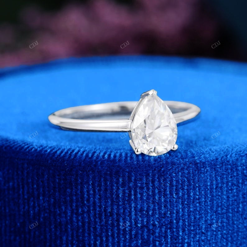 S925 Pear Lab Grown Diamond Ring
