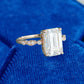 925 Emerald Cut Lab-Grown Diamond Ring