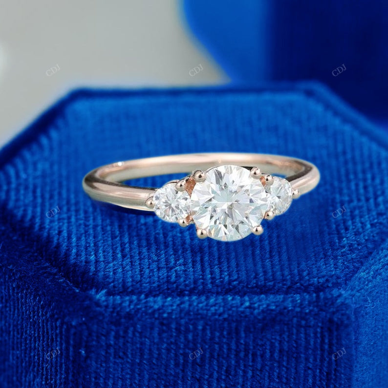 Round Lab-Grown Diamond Cluster Ring