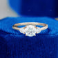 Round Lab-Grown Diamond Cluster Ring
