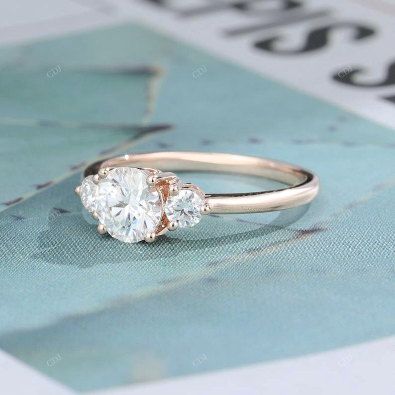 Round Lab-Grown Diamond Cluster Ring