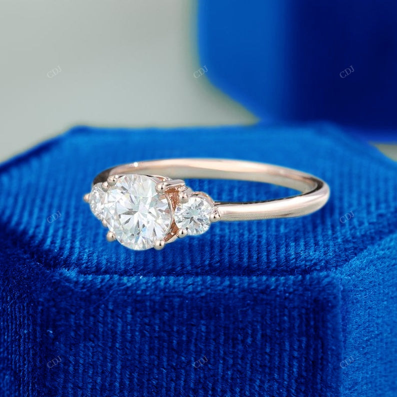 Round Lab-Grown Diamond Cluster Ring