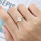 Pear Cut 925 Silver Lab Diamond Ring