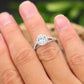 Oval Lab-Grown Diamond Halo Ring