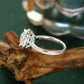 Cushion Cut Lab-Grown Diamond Halo Ring