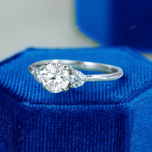 Three-Stone Lab-Grown Diamond Ring