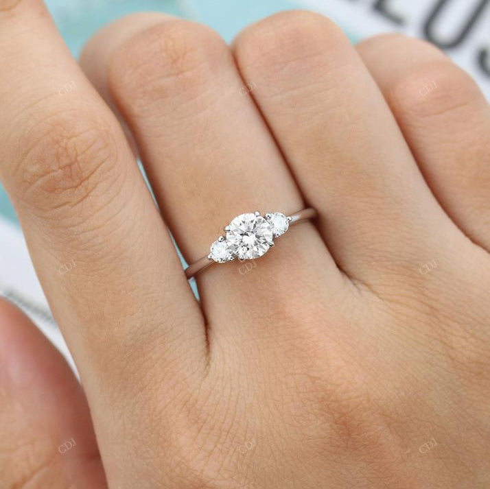 Three-Stone Lab-Grown Diamond Ring
