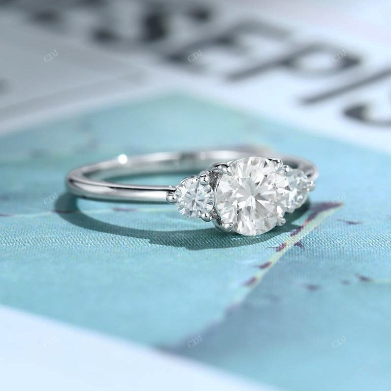 Three-Stone Lab-Grown Diamond Ring