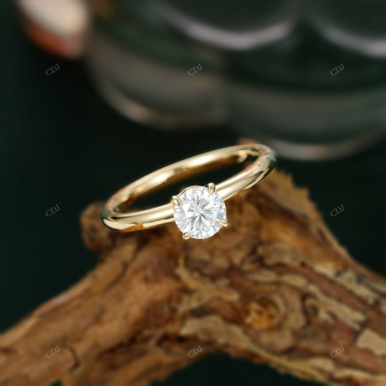 Round Lab-Grown Diamond Solitaire Ring
