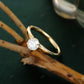 Round Lab-Grown Diamond Solitaire Ring