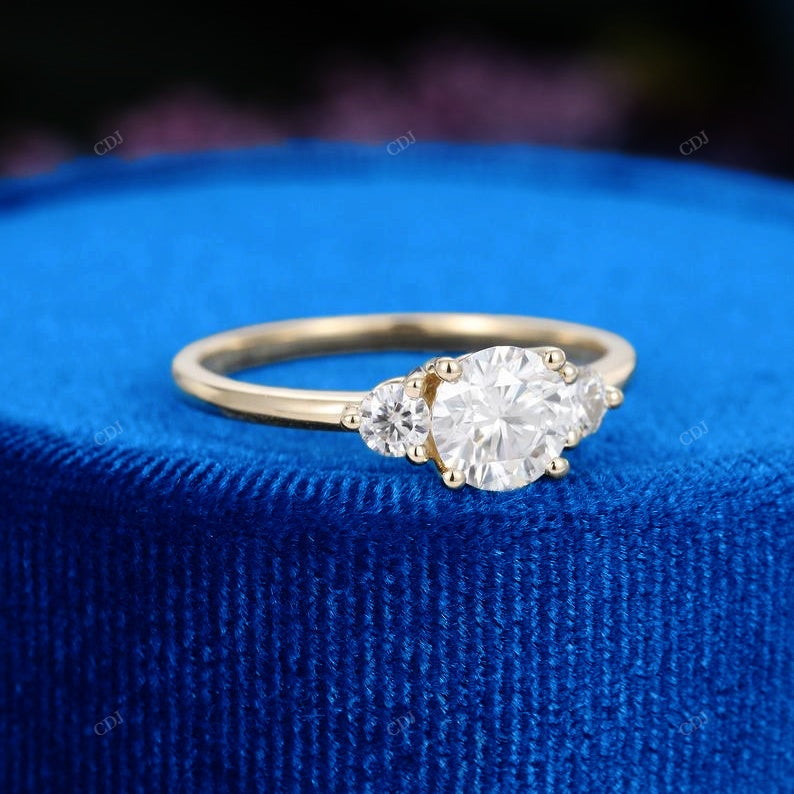 Round Cluster Lab-Grown Diamond Ring
