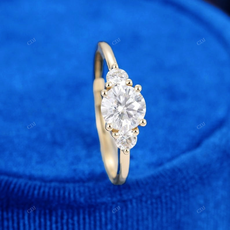 Round Cluster Lab-Grown Diamond Ring