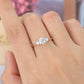 Round Cluster Lab-Grown Diamond Ring