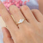 Round Cluster Lab-Grown Diamond Ring