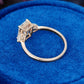 Emerald Lab-Grown Diamond Trilogy Ring