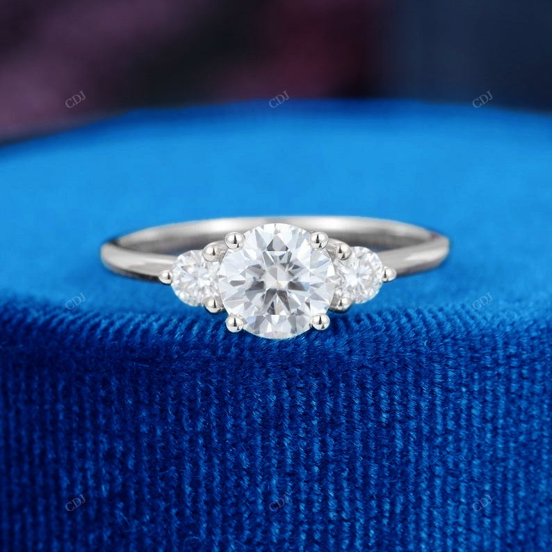 14K Round Cut Lab Grown Diamond Ring