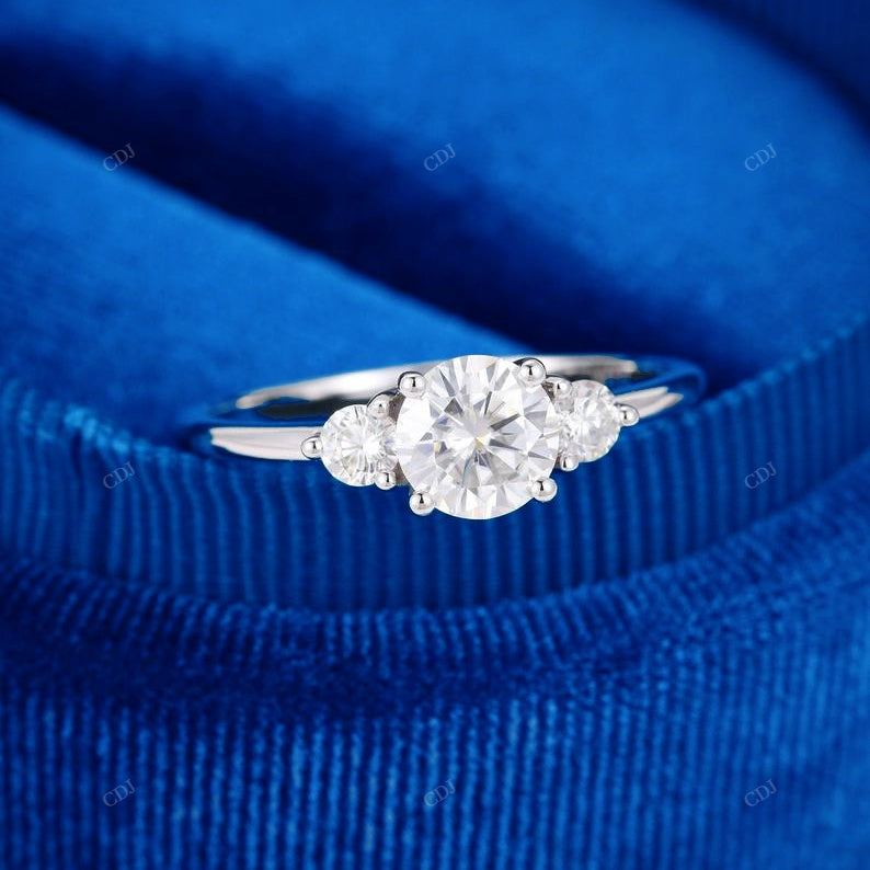 14K Round Cut Lab Grown Diamond Ring
