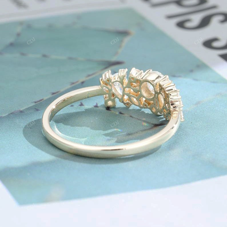 Multi-Shape Lab-Grown Diamond Cluster Ring
