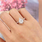 Pear Cut Diamond Pavé Halo Ring