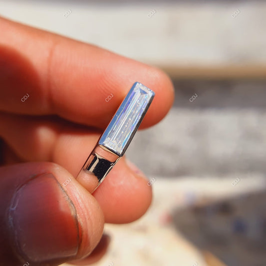 0.50 CTW East-West Baguette Cut Lab-Grown Diamond Ring