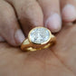 2.50 CTW Oval Cut Lab Grown Diamond Solitaire Engagement Ring