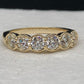 3.13 CTW 10k Yellow Gold Round Cut Lab-Grown Diamond Eternity Wedding Band