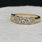 3.13 CTW 10k Yellow Gold Round Cut Lab-Grown Diamond Eternity Wedding Band